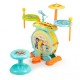 Tobe pian si microfon pentru karaoke 2 in 1 cu LED Ecotoys HC490483