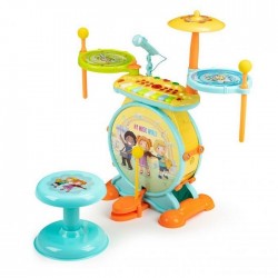 Tobe pian si microfon pentru karaoke 2 in 1 cu LED Ecotoys HC490483