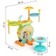 Tobe pian si microfon pentru karaoke 2 in 1 cu LED Ecotoys HC490483
