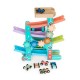 Rampa din lemn cu 6 masinute si tambal Ecotoys ME115