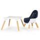 Scaun de masa 2 in 1 Ecotoys B0017-6 - Bleumarin