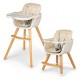 Scaun de masa 2 in 1 Ecotoys C-220 - Bej