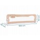 Bariera de pat Ricokids 150 x 42 x 35 cm - Bej