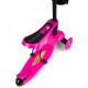 Trotineta cu sezut si 3 roti cu LED Ecotoys BW-203 - Rosu