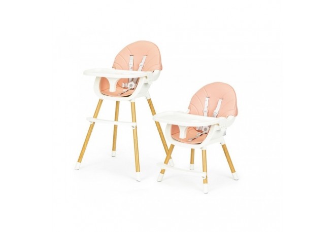 Scaun de masa 2 in 1 Ecotoys HA-004 - Roz