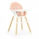 Scaun de masa 2 in 1 Ecotoys HA-004 - Roz