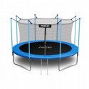 Trambulina de gradina cu plasa interioara stalpi si scara 465 cm (15FT) Neo-Sport NS-15W181 - Albastru