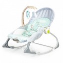 Balansoar 3 in 1 cu vibratii si melodii Ecotoys 27224 - Elefant