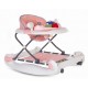 Premergator Sun Baby 022 cu functie de balansoar - Pink Grey