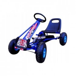 Kart cu pedale Gokart 3-7 ani roti gonflabile G1 R-Sport - Albastru