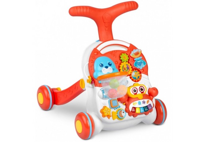 Antemergator educational 2 in 1 Ricokids RK-810 Alb cu rosu