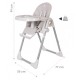 Scaun de masa Sun Baby 013 Fidi Love - Latte