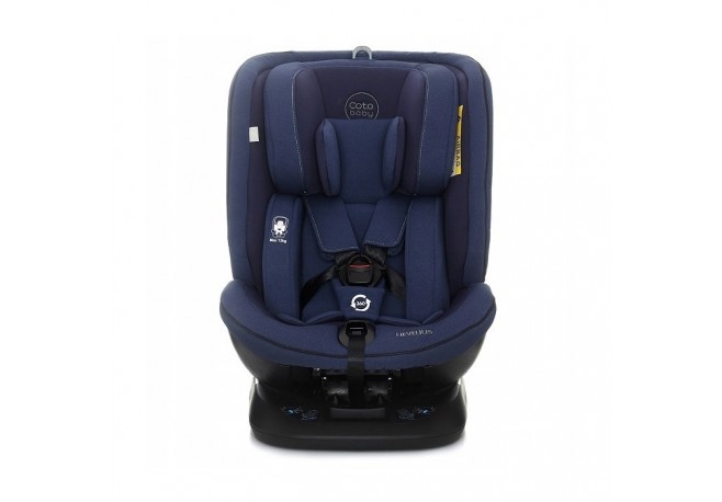 Scaun Auto Coto Baby Hevelius 360 Isofix 0-36 Kg Melange Blue