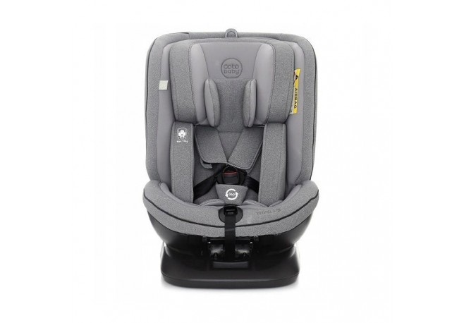 Scaun Auto Coto Baby Hevelius 360 Isofix 0-36 Kg Melange Grey