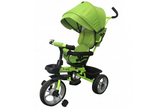 Tricicleta cu pedale 3 in 1 R-Sport T2 - Verde