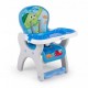 Scaun de masa 3 in 1 Ricokids Teri - Albastru - Gri