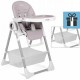 Scaun de masa 2 in 1 Ricokids Belo - Mov