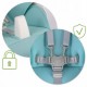 Scaun de masa 2 in 1 Ricokids Belo - Albastru