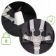 Scaun de masa 2 in 1 Ricokids Belo - Negru