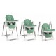 Scaun de masa 2 in 1 Ricokids Belo - Verde