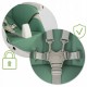 Scaun de masa 2 in 1 Ricokids Belo - Verde