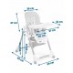 Scaun de masa Ricokids Simo - Albastru