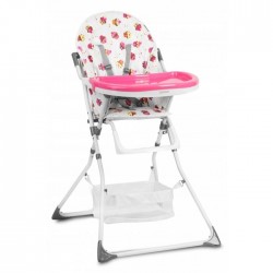 Scaun de masa Ricokids Eldo - Alb - Roz