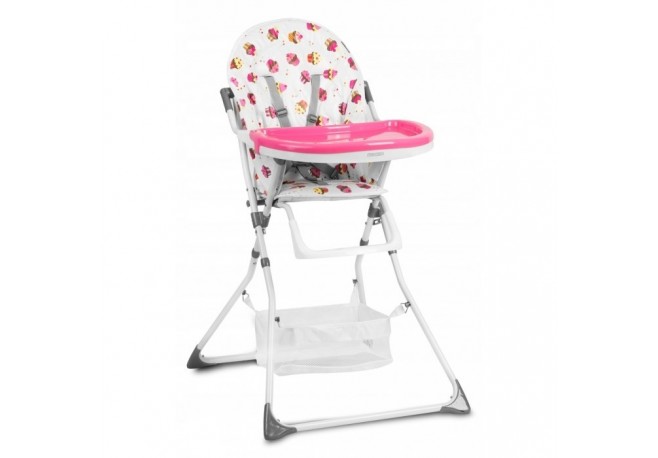 Scaun de masa Ricokids Eldo - Alb - Roz