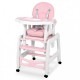 Scaun de masa 5 in 1 Ricokids Sinco - Roz