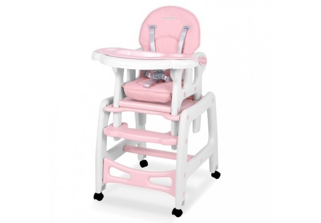 Scaun de masa 5 in 1 Ricokids Sinco - Roz