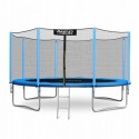 Trambulina de gradina cu plasa exterioara stalpi si scara 404 cm (13FT) Neo-Sport NS-13Z181 - Albastru