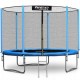 Trambulina de gradina cu plasa exterioara stalpi si scara 312 cm (10FT) Neo-Sport NS-10Z181 - Albastru