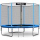 Trambulina de gradina cu plasa exterioara stalpi si scara 252 cm (8FT) Neo-Sport NS-08Z181 - Albastru