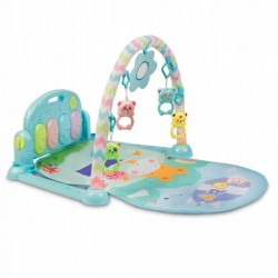 Salteluta de joaca cu pian Ricokids 7314 - Albastru