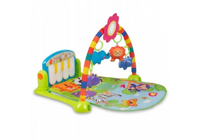 Salteluta de joaca cu pian Ricokids 7316 - Multicolora