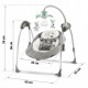 Leagan electric cu muzica Ricokids Premium 7322 - Gri