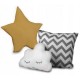 Cort de joaca pentru copii cu ghirlanda si lumini Ricokids 120 x 120 x 165 cm - Gri