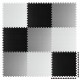 Salteluta de joaca 180 x 180 cm Ricokids 7494 - Gri - Negru - Alb
