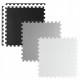 Salteluta de joaca 180 x 180 cm Ricokids 7494 - Gri - Negru - Alb