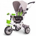 Tricicleta 2 in 1 Ricokids sezut rotativ roti gonflabile RC-601 - Gri - Verde