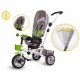Tricicleta 2 in 1 Ricokids sezut rotativ roti gonflabile RC-601 - Gri - Verde