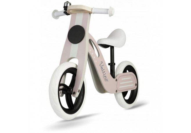 Bicicleta de lemn fara pedale Ricokids Veltino RC-619 - Roz