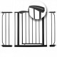 Poarta siguranta 75-115 cm RicoKids 7407 - Negru