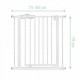 Poarta siguranta 75-85 cm Ricokids 7409 - Alb