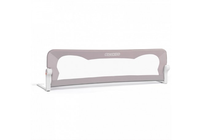Bariera de protectie pentru pat 150 x 35 x 42 cm Ricokids - Gri