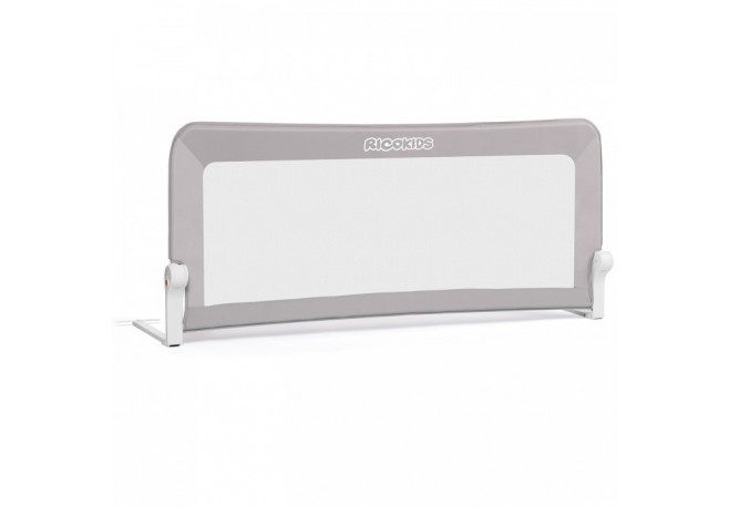 Bariera de protectie pentru pat 150 x 35 x 66 cm Ricokids - Gri