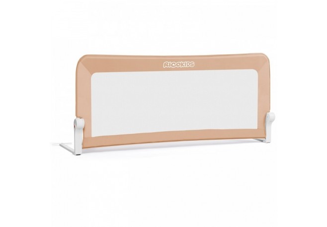 Bariera de protectie pentru pat 150 x 35 x 66 cm Ricokids - Bej