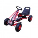 Kart cu pedale Gokart 3-7 ani roti gonflabile G1 R-Sport - Rosu