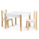 Set de masa cu doua scaune pentru copii Ecotoys OTI43