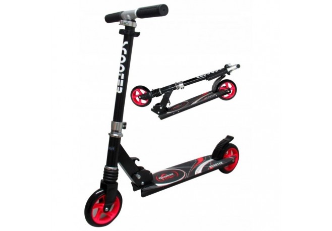 Trotineta pliabila cu roti de 145 mm R-Sport H7 - Negru - Rosu